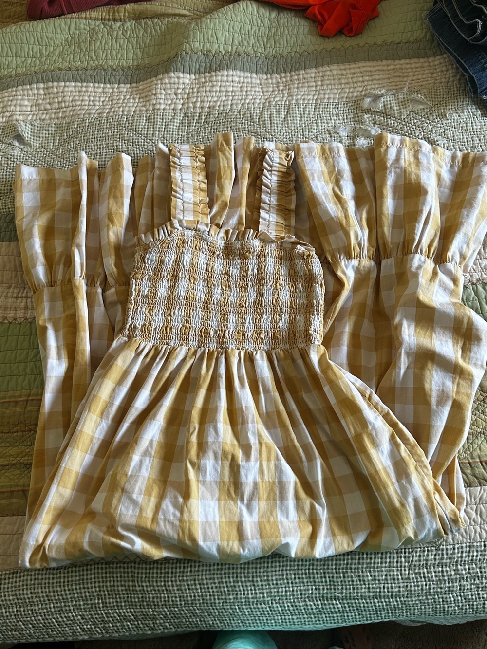 Abercrombie&Fitch Gingham Maxi Dress - Picture 2 of 6